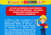 Resultados Trabaja Perú
